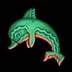 Символ Дельфин в Ancient Fortunes Poseidon: WowPot Megaways