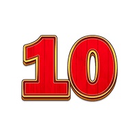 Символ 10 в Buffalo Bucks