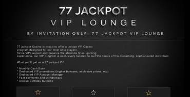 77Jackpot casino: Акции