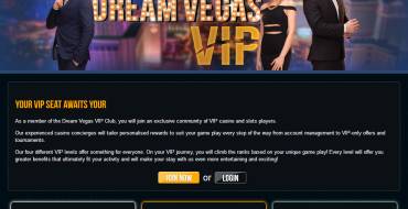 Dream Vegas casino: VIP