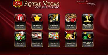 Royal Vegas сasino: Игры