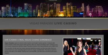 Vegas Paradise casino: Настоящие дилеры