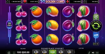 20 Golden Coins: Игровой автомат