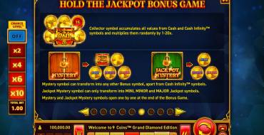 9 Coins Grand Diamond Edition: Бонусные игры