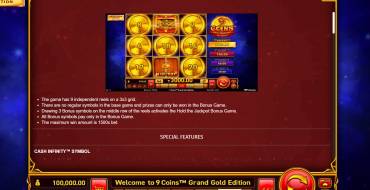 9 Coins Grand Gold Edition: Правила