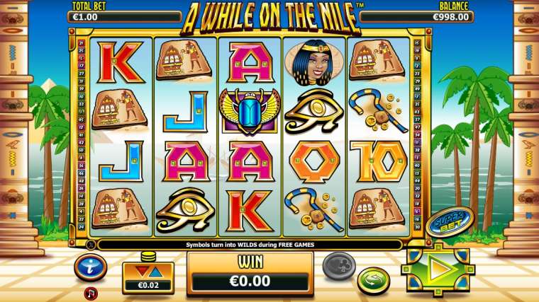 Слот A While on the Nile играть бесплатно