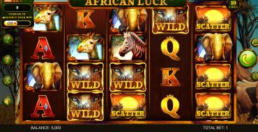 African Luck: Игровой автомат