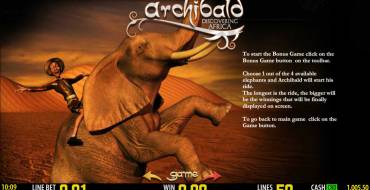 Archibald: Discovering Africa: Бонус