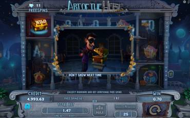 Игровой автомат Art of the Heist