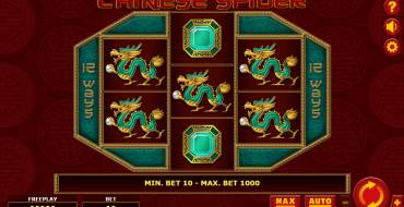 Chinese Spider: Игровой автомат