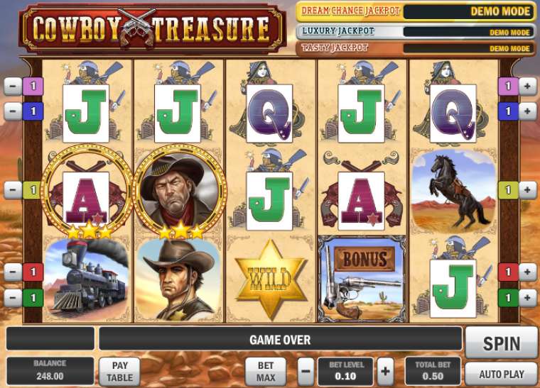Слот Cowboy Treasure играть бесплатно