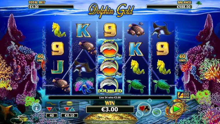 Слот Dolphin Gold играть бесплатно