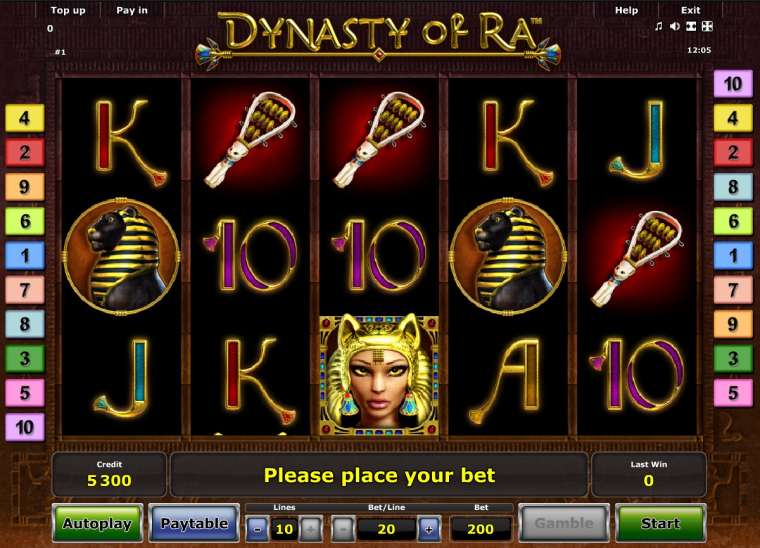 Слот Dynasty of Ra играть бесплатно