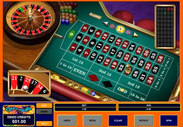 Слот European Roulette играть бесплатно