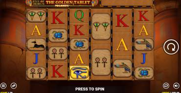 Eye of Horus: The Golden Tablet Megaways: Игровой автомат