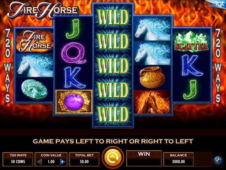 Слот Fire Horse играть бесплатно