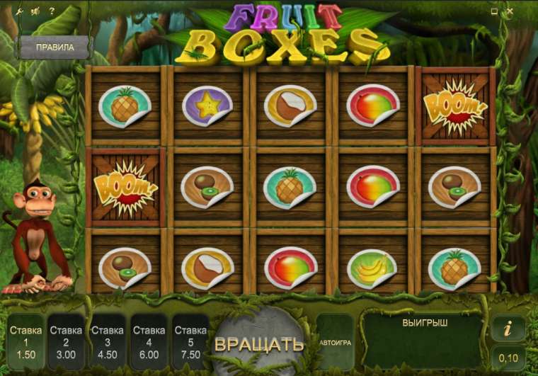 Слот Fruit Boxes играть бесплатно