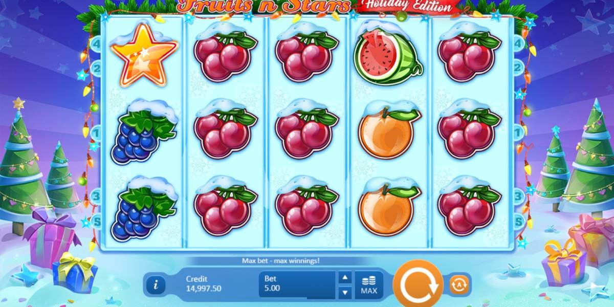 Игровой автомат Fruits ‘n’ Stars: Holiday Edition