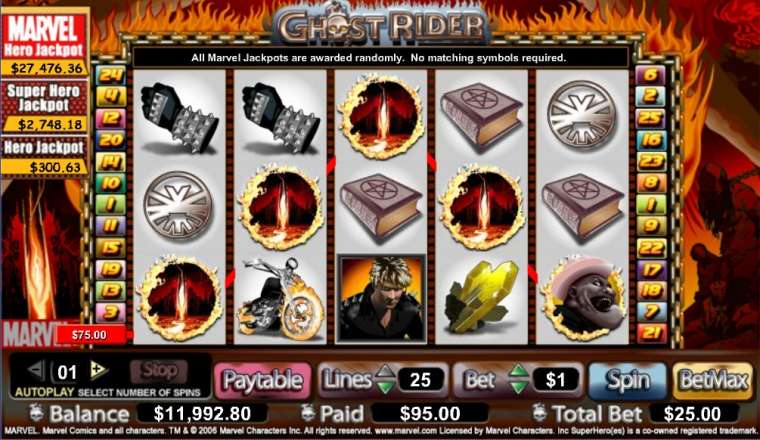 Слот Ghost Rider играть бесплатно
