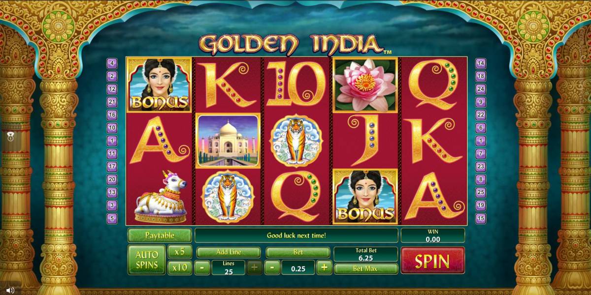 Игровой автомат Golden India