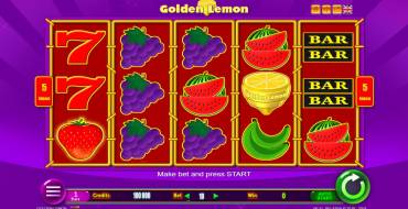 Golden Lemon: Игровой автомат