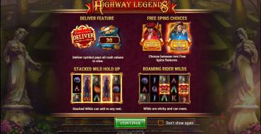 Highway Legends: Уникальные функции