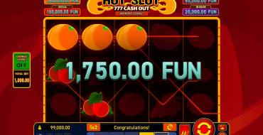 Hot Slot: 777 Cash Out Extremely Light: Выигрыши