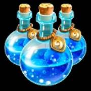 Jackpot Lab: Three blue bottles