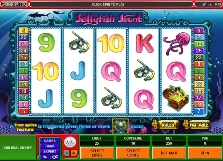 Онлайн слот Jellyfish Jaunt играть