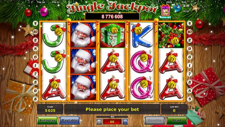 Слот Jingle Jackpot играть бесплатно