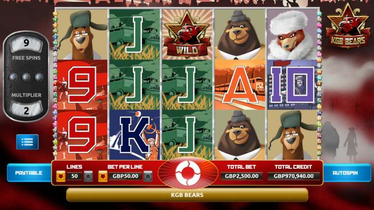 Слот KGB Bears играть бесплатно