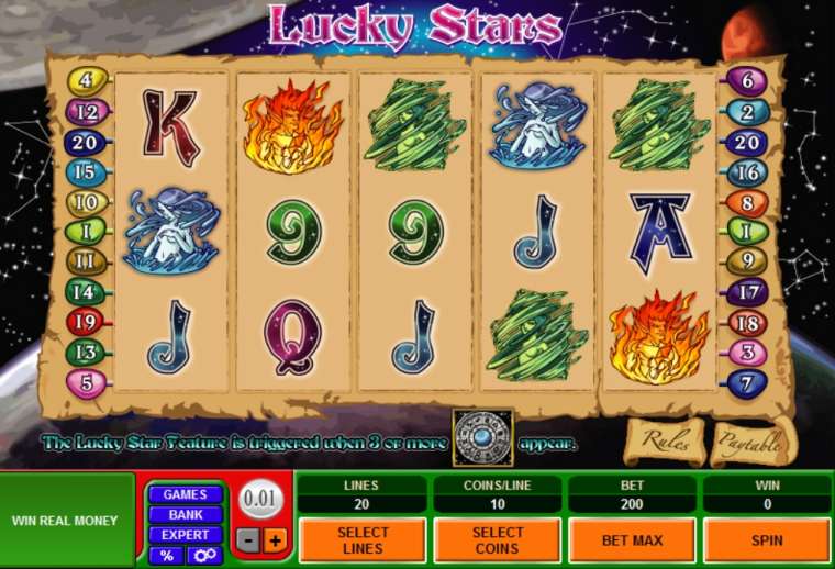 Слот Lucky Stars играть бесплатно