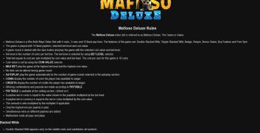 Mafioso Deluxe: Правила