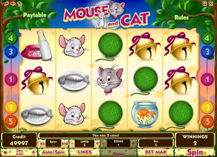 Слот Mouse and Cat играть бесплатно