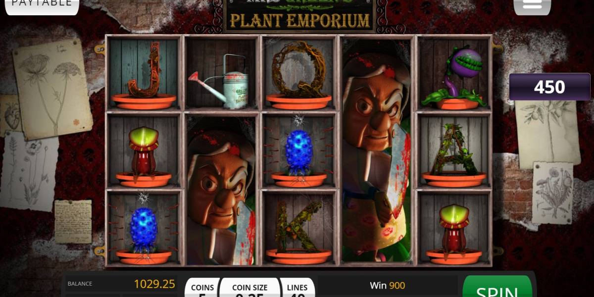 Игровой автомат Mrs. Green’s Plant Emporium