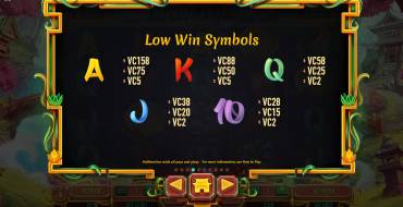 Mystic Fortune Deluxe: Low Symbols