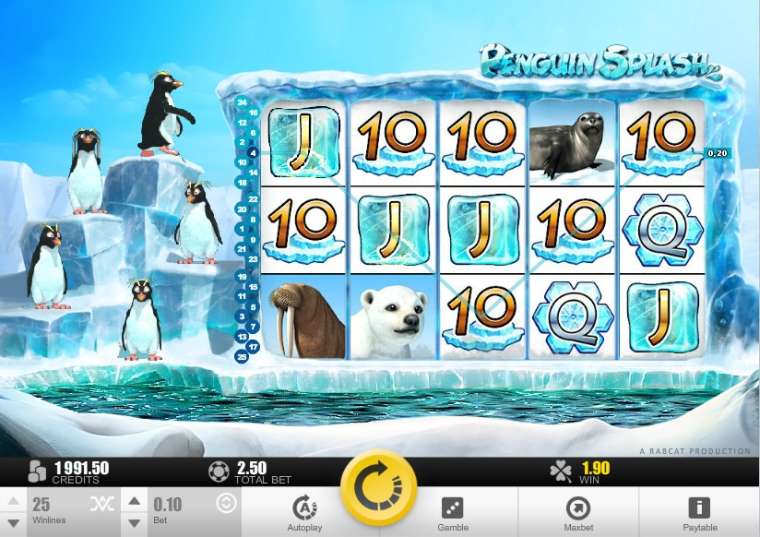 Слот Penguin Splash играть бесплатно