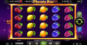 Phoenix Star: Игровой автомат