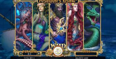 Poseidon's Rising: Игровой автомат