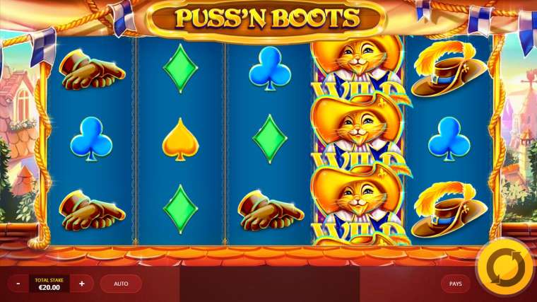 Слот Puss’n Boots играть бесплатно