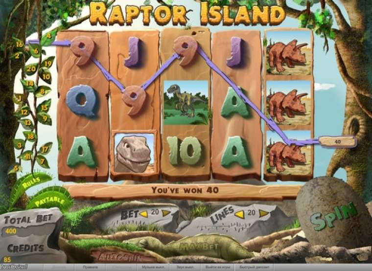 Слот Raptor Island играть бесплатно