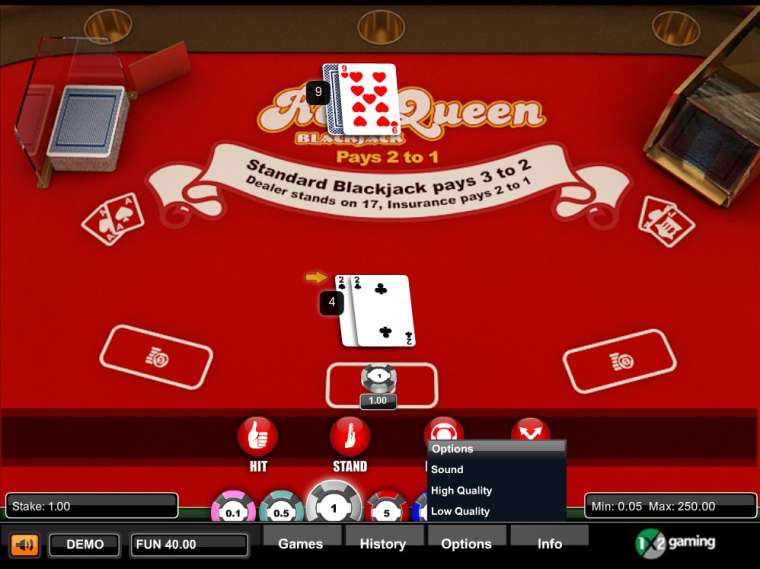 Слот Red Queen Blackjack играть бесплатно