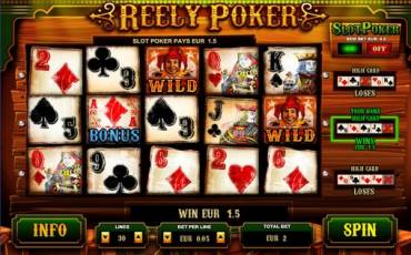 Игровой автомат Reely Poker