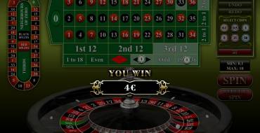 Roulette 3D: Выплаты