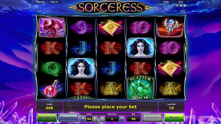 Слот Sorceress играть бесплатно