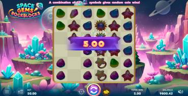 Space Gems. Rockblocks: Выигрыши