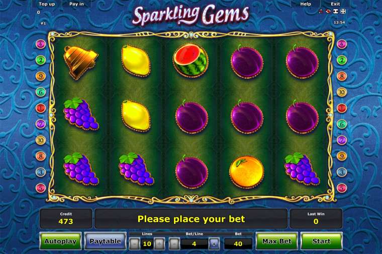 Слот Sparkling Gems играть бесплатно