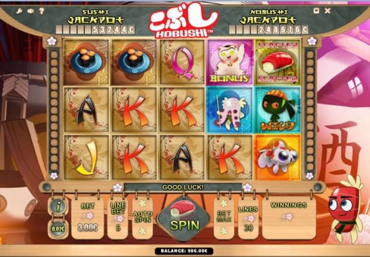 Слот Sushi Kobushi  играть бесплатно