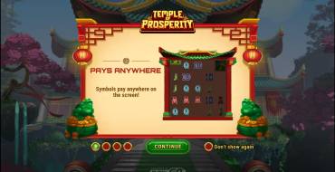 Temple of Prosperity: Уникальные функции