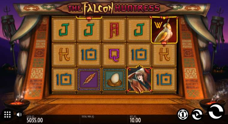 Слот The Falcon Huntress играть бесплатно